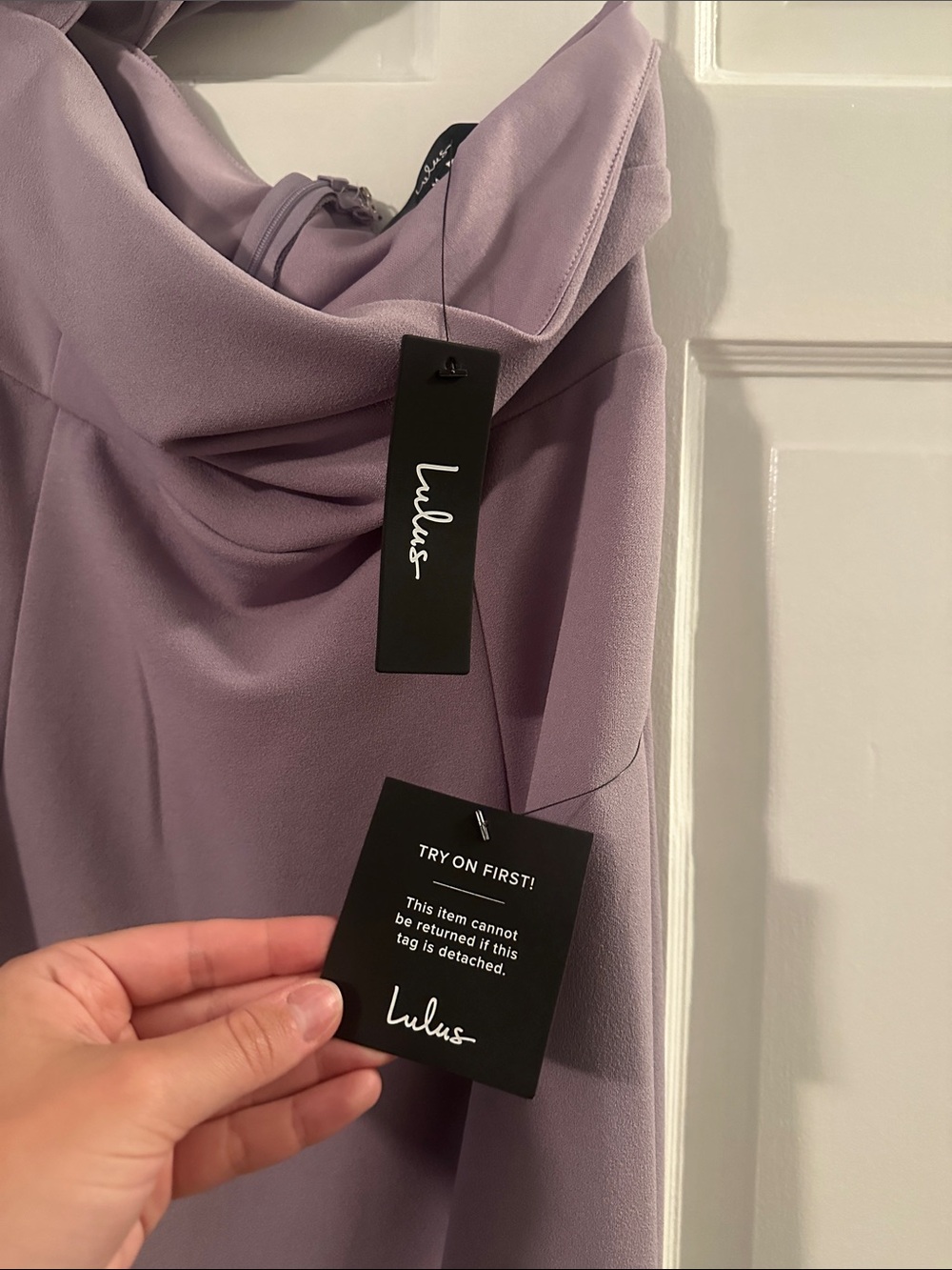 Lavender Midi Dress - Picture 3 of 3